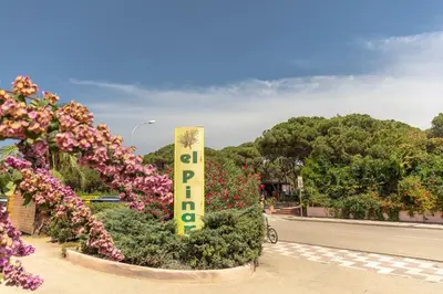 Jardín al aire libre en Camping Alannia El Pinar