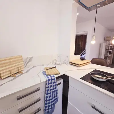 Una cocina o zona de cocina en COSTABRAVASUITES VILLA CAN DUK