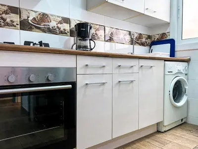 Una cocina o zona de cocina en Apartment in Calella near the Beach