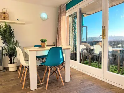 Un balcón o terraza de Apartment in Calella near the Beach