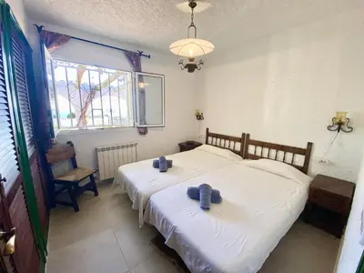 Cama o camas de una habitación en Villa Ariel