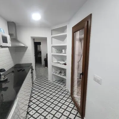 Una cocina o zona de cocina en Estudio en Blanes