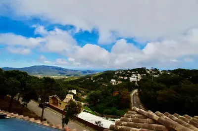 Paisaje cerca de esta villa