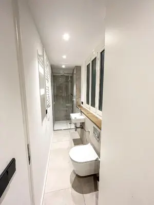 Un baño de Sleep & Stay - Luxury apt with views-Placa del Vi