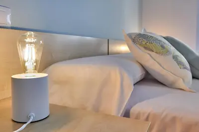 Cama o camas de una habitación en Little Home Girona