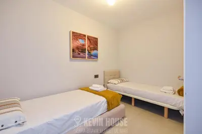 Cama o camas de una habitación en Kevin House - Serra Brava, Lloret de Mar