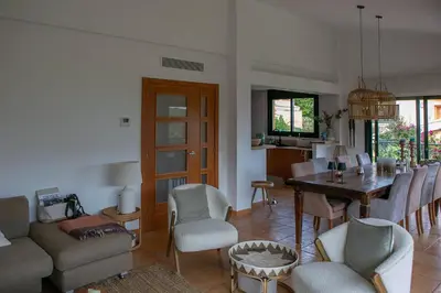 Zona de estar de Semi-detached w views in Sa Tuna Begur H05