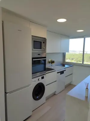 Una cocina o zona de cocina en Blue Horizon