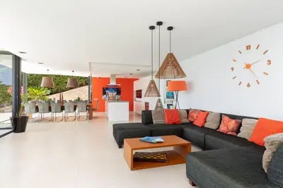 Zona de estar de Siview Villa
