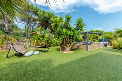 Jardín al aire libre en Siview Villa