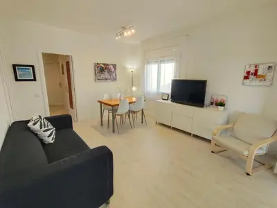 Una televisión o centro de entretenimiento en Apartamento Celine