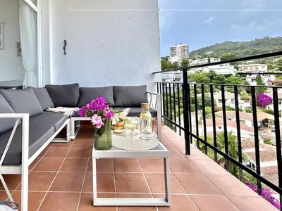 Un balcón o terraza de Cala Morisca full AC Sea View Home