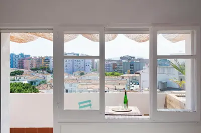 Un balcón o terraza de Apartamento Corall