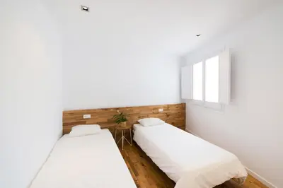 Cama o camas de una habitación en Apartamento Corall
