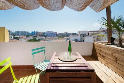 Un balcón o terraza de Apartamento Corall