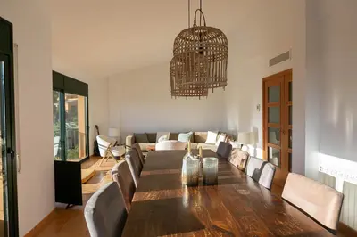 Zona de estar de Semi-detached w views in Sa Tuna Begur H05