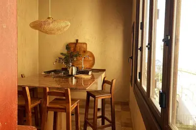 Plano de Stone Rustic Beach apartment