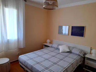 Cama o camas de una habitación en Canet playa