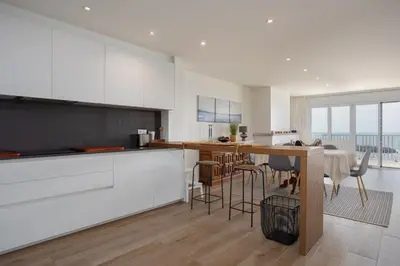 Una cocina o zona de cocina en Apartament amb espectaculars vistes a Palamós