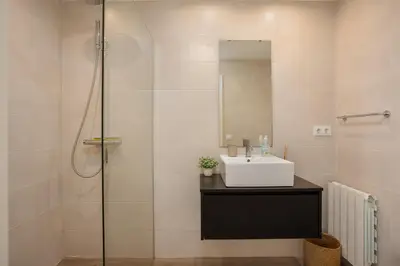 Un baño de Apartament amb espectaculars vistes a Palamós