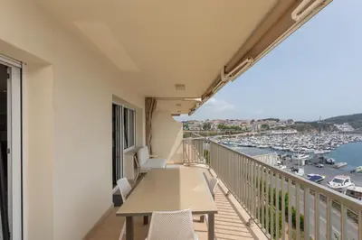 Un balcón o terraza de Apartament amb espectaculars vistes a Palamós