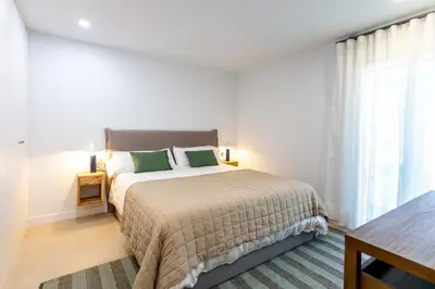 Cama o camas de una habitación en Apartments Cap de Planes Calella de Palafrugell - by EMERALD STAY