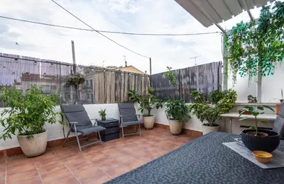 Un balcón o terraza de Terrace & BEACH apartment