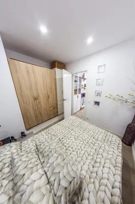 Cama o camas de una habitación en Terrace & BEACH apartment