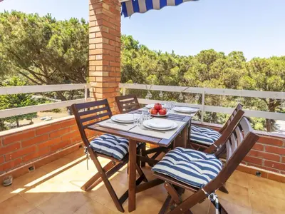 Un balcón o terraza de Apartment Buganvilla by Interhome