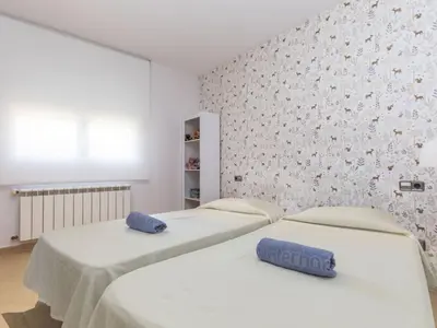Cama o camas de una habitación en Holiday Home Together by Interhome
