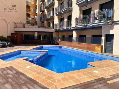 Piscina en o cerca de Zen Suite - Modern Apartment with Parking & Swimming Pool