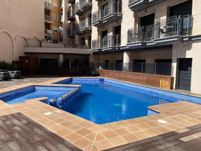 Piscina en o cerca de Tokyo Suite - Modern Apartment with Parking & Swimming Pool