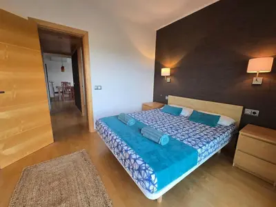 Cama o camas de una habitación en Aquamarina Apt | Seaviews | 1' beach | Family