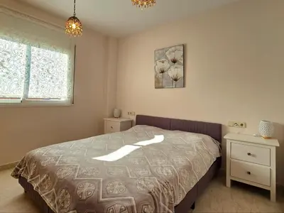 Cama o camas de una habitación en Apartment SOL Go2lloret