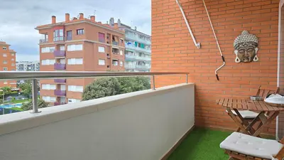 Un balcón o terraza de Apartment America Go2Lloret