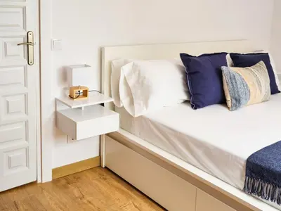 Cama o camas de una habitación en Casa Roques Negres