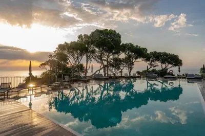 Paisaje cerca de este hotel