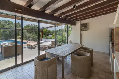 Piscina en o cerca de Casa con piscina privada vistas al mar