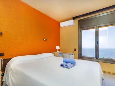 Cama o camas de una habitación en Holiday Home Solar by Interhome