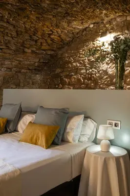 Cama o camas de una habitación en Flateli Ses Garites