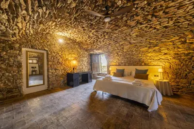 Cama o camas de una habitación en Flateli Ses Garites