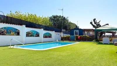 Piscina en o cerca de Camping Costa Dorada Tienda Lua