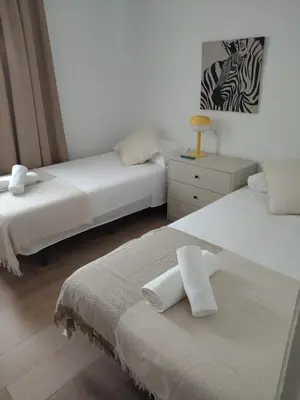 Cama o camas de una habitación en Casa Vella de Casa Torrent