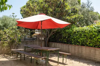 Jardín al aire libre en Casa Vella de Casa Torrent