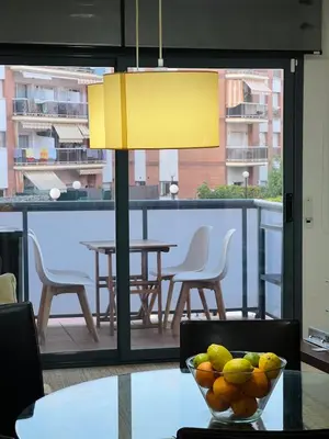 Zona de estar de Apartamento con piscina a pasos del mar