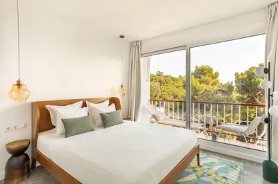 Cama o camas de una habitación en SeaSunSand Apartment