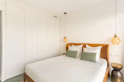 Cama o camas de una habitación en SeaSunSand Apartment