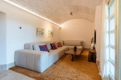 Zona de estar de Ola Living Playa del Castell