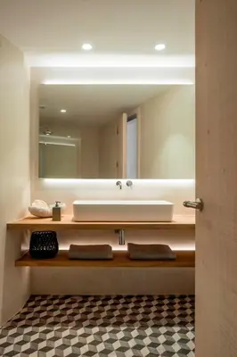 Un baño de Apartamento para familias muy cerca de la playa