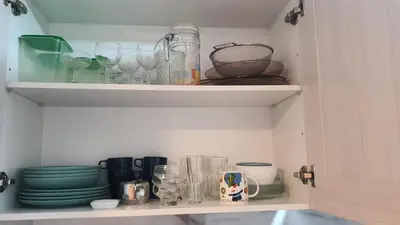 Una cocina o zona de cocina en Vallgorguina Uno